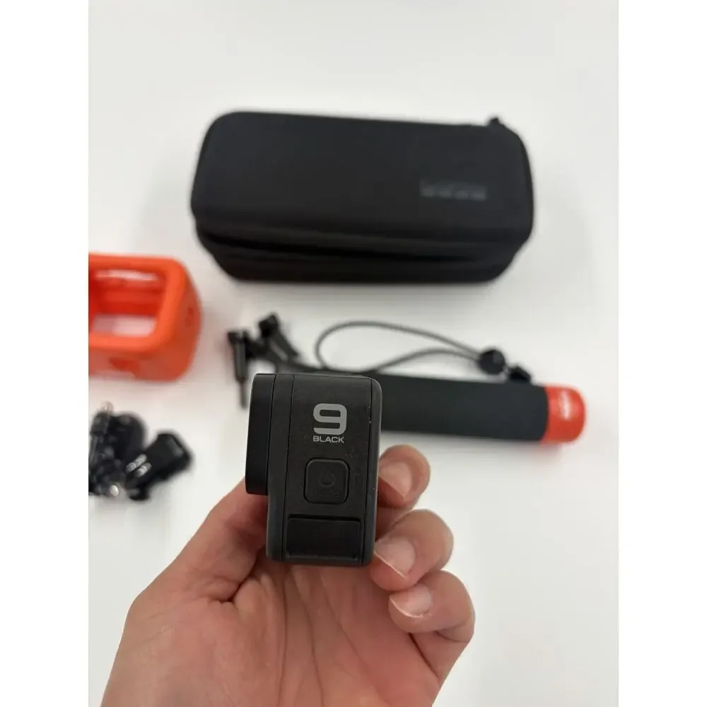 GoPro HERO9 Black Camera Bundle Screen Protectors Dual Charger
